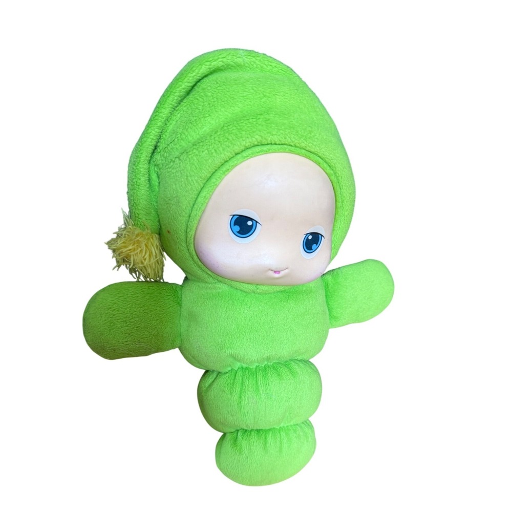 Hasbro‎ Playskool Glo Worm Lullaby 2009  Green Glow Worm
